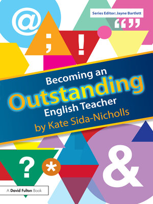 cover image of Becoming an Outstanding English Teacher
